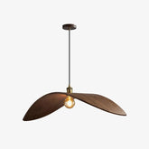 Streamlined Waves Vintage Wooden Pendant Light - Clowas